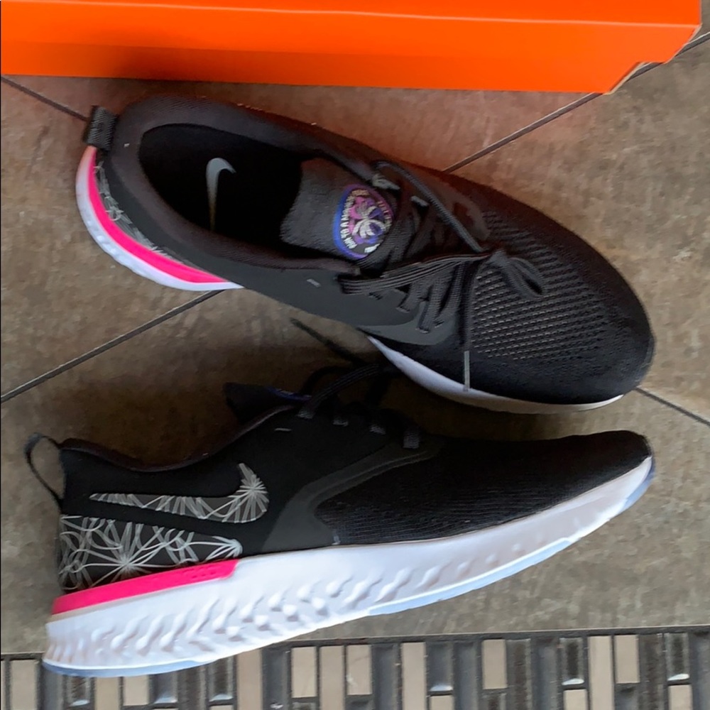 NIKE ODYSSEY REACT 2 FK GPX Black-Reflect SilverM - Picture 14 of 16